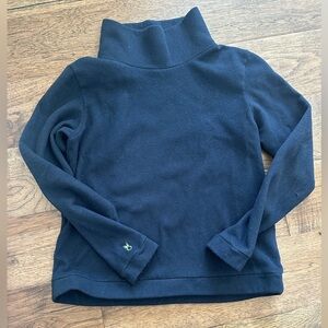 Dudley Stephens Classic Park Slop Navy Fleece Turtleneck